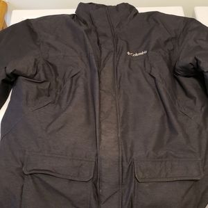 Mens Columbia Omni-Heat insulated winter jacket